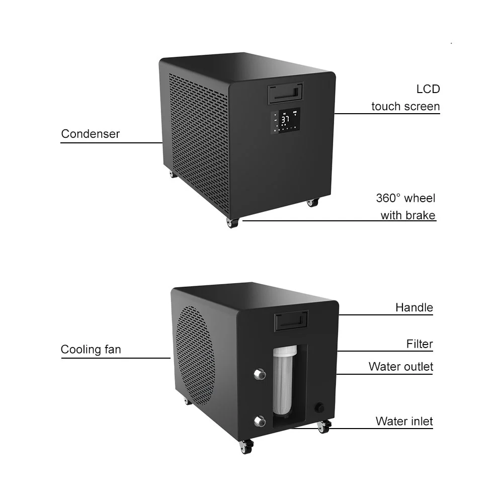 Cold Plunge Chiller With Filter Pump For Recovery