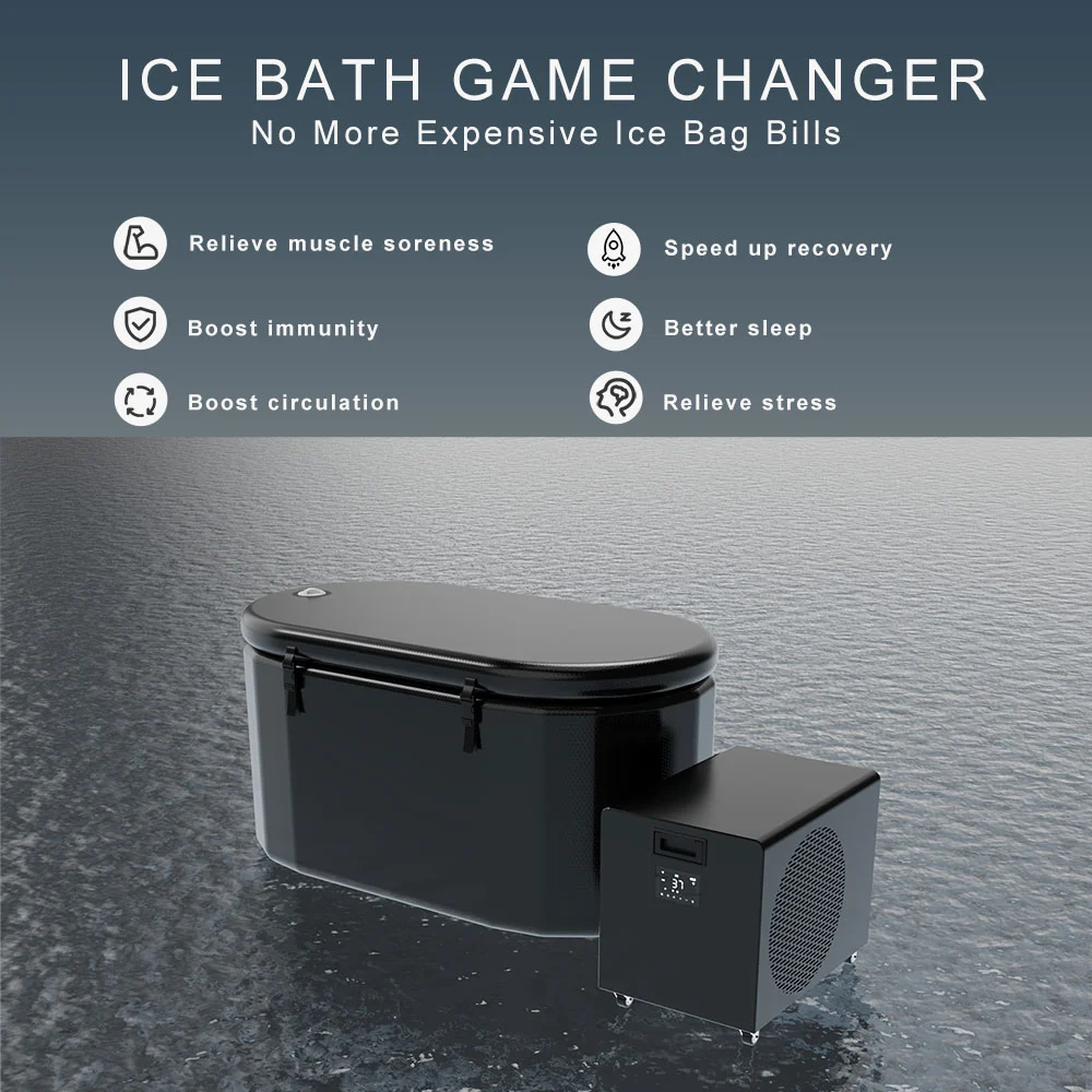 Cold Plunge Chiller With Filter Pump For Recovery